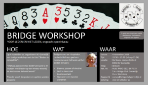 Workshop Liesbeth Holtrop gaat niet door